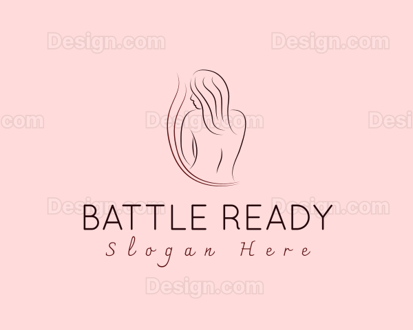 Feminine Nude Dermatology Logo