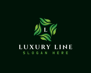 Luxurious Leaf Floral logo design