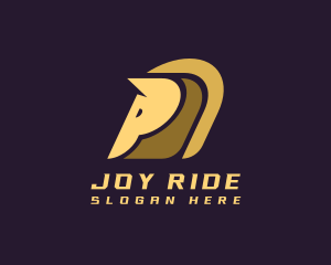 Golden Horse Race logo design