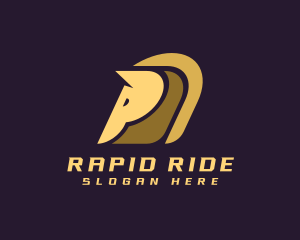 Golden Horse Race logo design