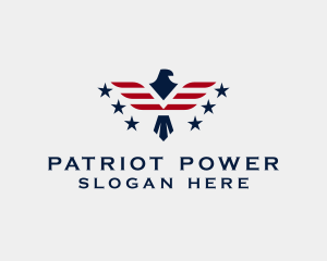 American Patriot Eagle logo design