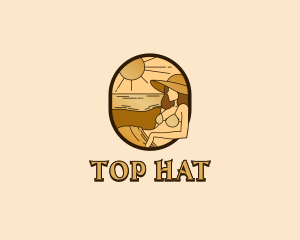 Feminine Summer Hat  logo design