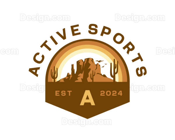 Trekking Desert Rock Logo