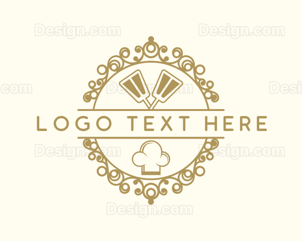 Kitchen Restaurant Chef Hat Logo