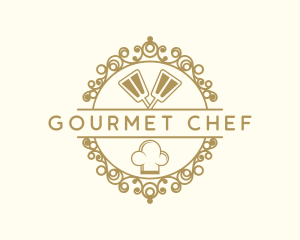 Kitchen Restaurant Chef Hat  logo design