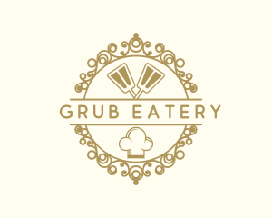 Kitchen Restaurant Chef Hat  logo design