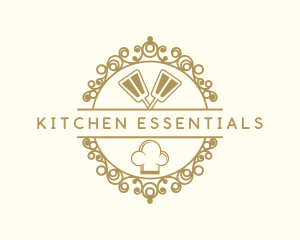 Kitchen Restaurant Chef Hat  logo design