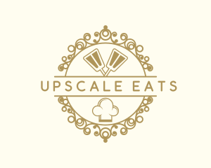 Kitchen Restaurant Chef Hat  logo design