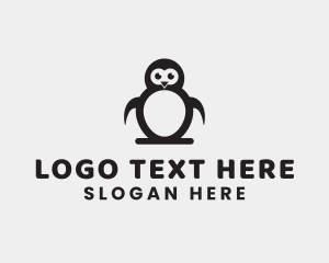 Cute Penguin Zoo logo