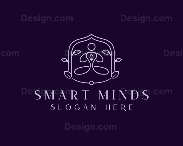 Yoga Wellness Meditate Logo