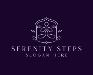 Yoga Wellness Meditation Healing logo design