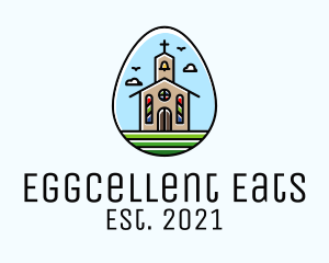 Catholic Chapel Egg logo design