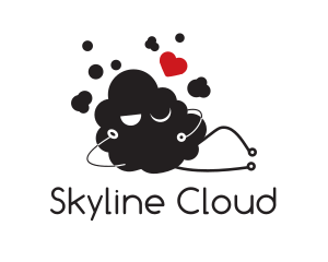 Sexy Cloud Love Heart logo design