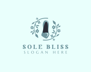 Stylish Floral Stilettos  logo design