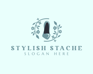 Stylish Floral Stilettos  logo design