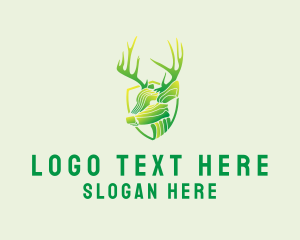 Forest Deer Antlers logo