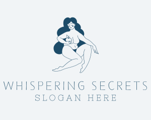 Sexy Woman Plus Size logo design