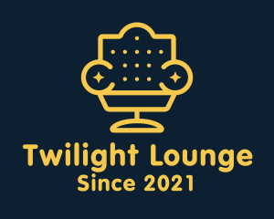 Cushion Lounge Armchair logo design