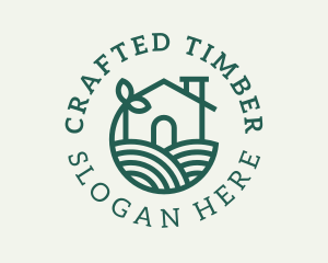 Agriculture Plant Home logo design