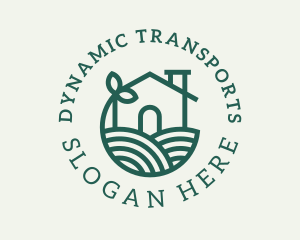 Agriculture Plant Home logo design