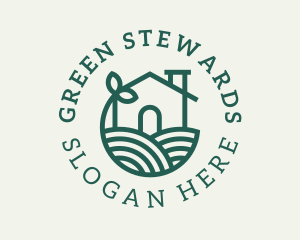 Agriculture Plant Home logo design