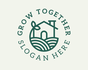 Agriculture Plant Home logo