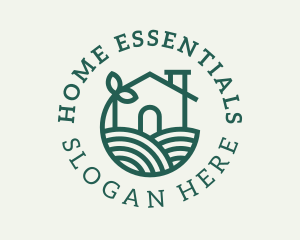 Agriculture Plant Home logo design