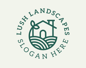 Agriculture Plant Home logo