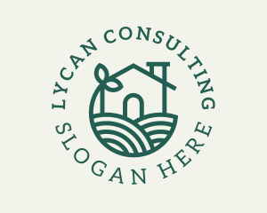 Agriculture Plant Home logo design