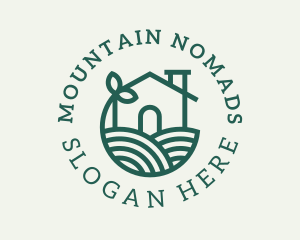 Agriculture Plant Home logo design