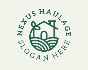 Agriculture Plant Home logo design