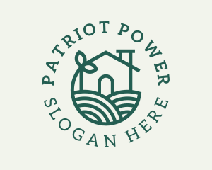 Agriculture Plant Home logo design