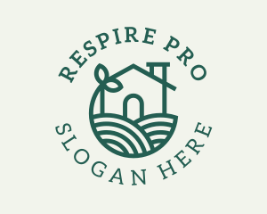 Agriculture Plant Home logo design