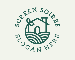 Agriculture Plant Home logo design