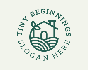 Agriculture Plant Home logo design