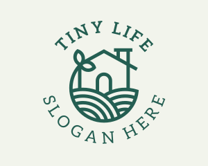 Agriculture Plant Home logo design