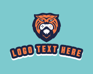 Mascot - Tiger Gaming Controller logo design