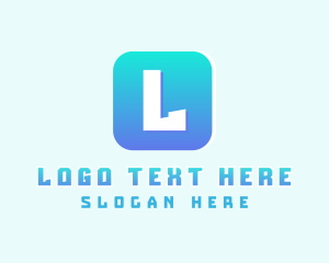 Blue Gradient App logo