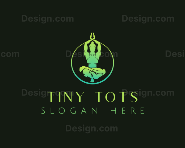 Yoga Fitness Exercise Logo