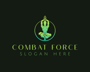 Yoga Fitness Exercise Logo