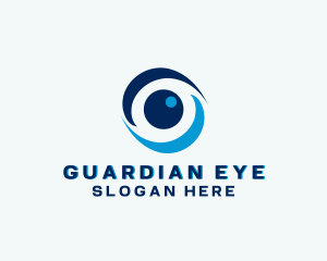 Security Eye Lens logo design