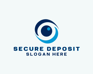 Security Eye Lens logo design