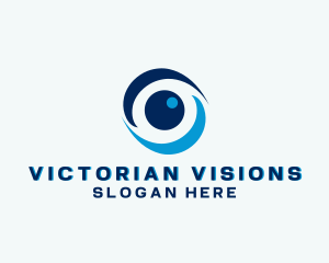 Security Eye Lens logo design