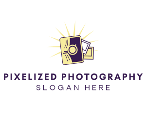 Polaroid Camera Photos logo design