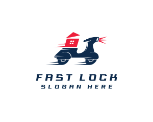 Fast Scooter Delivery logo design