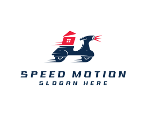 Fast Scooter Delivery logo design