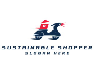 Fast Scooter Delivery logo design