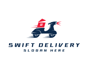 Fast Scooter Delivery logo design