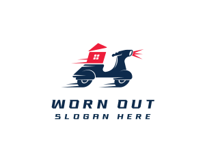 Fast Scooter Delivery logo design