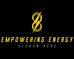 Infinity Energy Bolt logo design